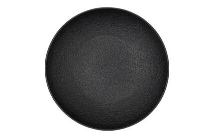 ENSALADERA PORCELANA NEGRA FOSIL - Ø 25 X 5 CM