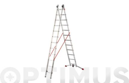 ESCALERA ALUMINIO DOBLE COMBINADA HOBBYLOT