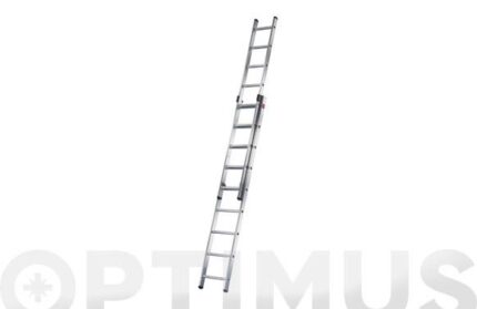 ESCALERA ALUMINIO DOBLE MANUAL - 12+12 PELDAÑOS