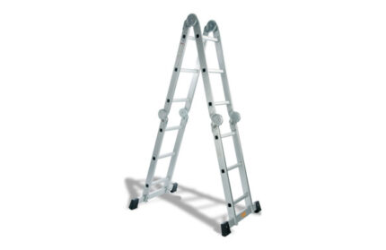 ESCALERA MULTIPOSICION ALUMINIO CON PLATAFORMA EMA 3 - 4+3 PELDAÑOS