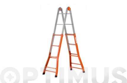 ESCALERA TELESCOPICA ACERO