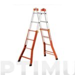 ESCALERA TELESCOPICA ACERO/ALUMINIO