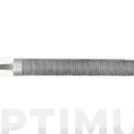 ESCOFINA MEDIA CAÑA EBANISTA MANGO BIMATERIAL - 200 MM X 24 MM