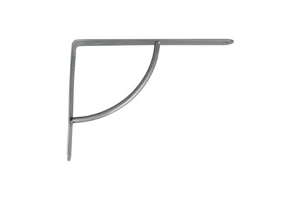 ESCUADRA SOPORTE ACERO MODELO 12 GRIS METALIZADO
