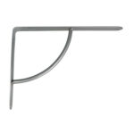 ESCUADRA SOPORTE ACERO MODELO 12 GRIS METALIZADO