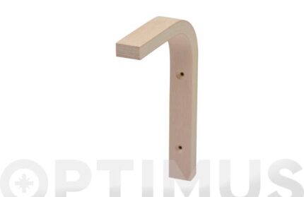 ESCUADRA SOPORTE MADERA FSC HAYA - 15 X 20 CM