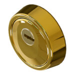 ESCUDO CILINDRO HOPLON Ø 65X24/17MM ALTA SEG. PVD ORO LINCE