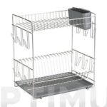 ESCURREPLATOS INOX 18/8 - GRANDE-GRIS