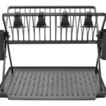 ESCURREPLATOS PLEGABLE GRANDE - GRIS OSCURO