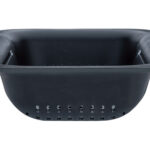 ESCURRIDOR EXTENSIBLE FREGADERO SIVO - 37-50CMX7CM NEGRO