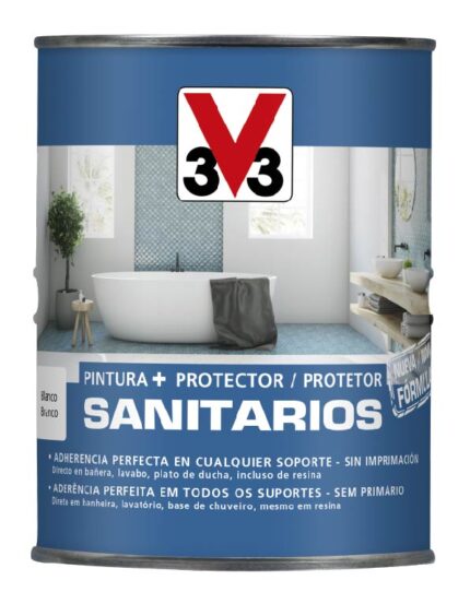 ESMALTE SANITARIOS BASE AGUA - 1 L BLANCO