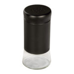ESPECIERO DE VIDRIO BOGA NEGRO - 14CL 5X11,5X5CM