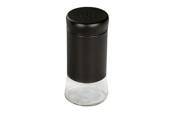 126_68f787f2bcd03 ESPECIERO DE VIDRIO BOGA NEGRO - 14CL 5X11,5X5CM - Imagen 1