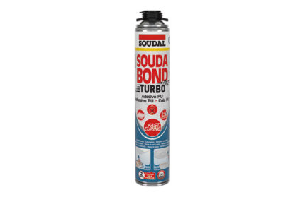 ESPUMA ADHESIVA MONTAJE SOUDABOND TURBO PISTOLA - 750 ML