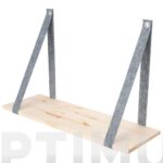 ESTANTE RECTANGULAR PINO ESCUADRAS FIELTRO 3,5 CM - 60 X 20 X 1,5 CM