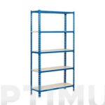 ESTANTERIA METAL 5 ESTANTES METALICOS SIN TORNILLOS