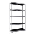 ESTANTERIA METAL 5 ESTANTES PP SIN TORNILLOS RIVET ALLOY