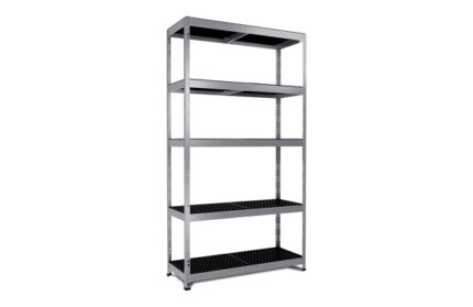 ESTANTERIA METAL 5 ESTANTES PP SIN TORNILLOS RIVET ALLOY