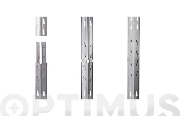 126_68f8c24b160bb ESTANTERIA METAL GALVANIZADO 4 ESTANTES DE REJILLA - Imagen 8