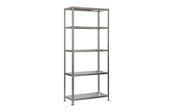 126_68f8c24e92881 ESTANTERIA METAL GALVANIZADO 5 ESTANTES METAL CON TORNILLOS - 200 X 100 X 50 CM 100KG/EST - Imagen 1