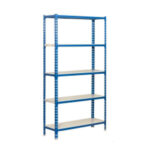 ESTANTERIA METAL GALVANIZADO 5 ESTANTES METAL SIN TORNILLOS