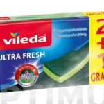 ESTROPAJO FIBRA CON ESPONJA (2+1 UDS) ULTRAFRESH