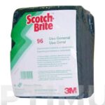 ESTROPAJO FIBRA VERDE (15 UDS) - 15X19 CM