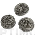 ESTROPAJO INOX (3 UDS) - Ø 6 CM