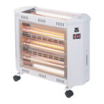 ESTUFA CUARZO 4 BARRAS RUEDAS - 2400 W - HUMIDIFICADOR - BLANCO