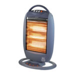 ESTUFA HALOGENA OSCILANTE CON ASA - 400 / 800 / 1200 W GRIS