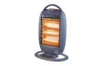 ESTUFA HALOGENA OSCILANTE CON ASA - 400 / 800 / 1200 W GRIS