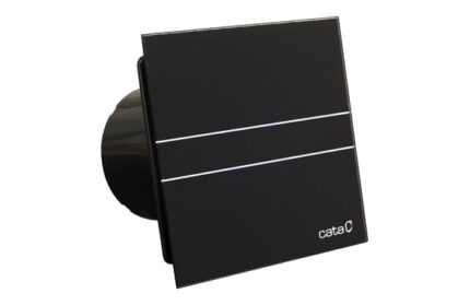 EXTRACTOR DE BAÑO CRISTAL - NEGRO 8W