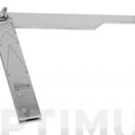 FALSA ESCUADRA ACERO CROMO MATE