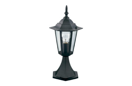 FAROL SOBREMURO NEGRO - IP44 E27 60W