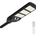 FAROLA SOLAR INDUSTRIAL NEGRO SENSOR PIR