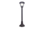 FAROLA SOLAR RETRO NEGRA LED 1110MM IP44, SENSOR DE MOVIMIENTO - BOMBILLA 400 LM 3000K INCLUIDA - Imagen 4