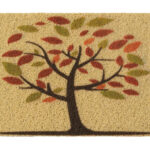 FELPUDO VINILO DECORADO ARBOL - 40 X 70 CM