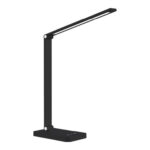 FLEXO LED CON BATERIA ATTOM 5W NEGRO - 610LM CCT DIMABLE CARGA USB