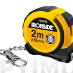 FLEXOMETRO ABS / CAUCHO CON FRENO - 2 M X 13 MM CON LLAVERO TIPO MOSQUETÓN