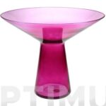 FLORERO FUCSIA MALAGA ECOGLASS - 20 CM
