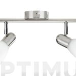 FOCO BURLAP E14 2 X 40 W MAX - 2 FOCOS NIQUEL