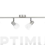 FOCO BURLAP E14 4 X 40 W MAX - 4 FOCOS NIQUEL