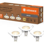 FOCO EMPOTRABLE SPOT ESSENTIAL BLANC0 3 UNID - GU10 2,60W 230LM 2700K IP20