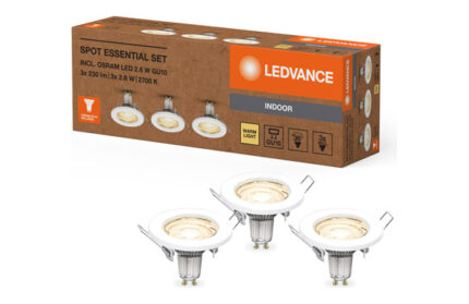 FOCO EMPOTRABLE SPOT ESSENTIAL BLANC0 3 UNID - GU10 2,60W 230LM 2700K IP20