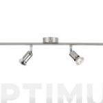 FOCO LIMBALI GU10 4 X 50 W MAX - 4 FOCOS NIQUEL