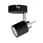 FOCO MERANTI GU10 1 X 35W - 1 FOCO METAL NEGRO