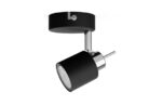 FOCO MERANTI GU10 1 X 35W - 1 FOCO METAL NEGRO