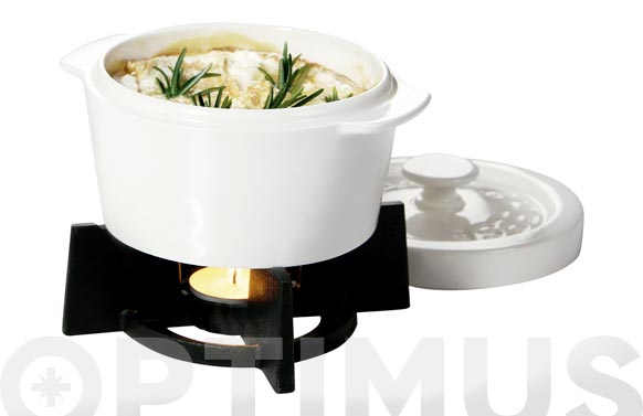 126_68f8dbfd4de7c FONDUE CERAMICA QUESO/CHOCOLATE - Imagen 1