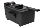 FREIDORA DE ACEITE INOX - 3L NEGRA MATE