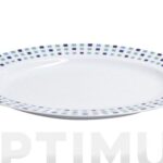 FUENTE OVAL PORCELANA DECORADA